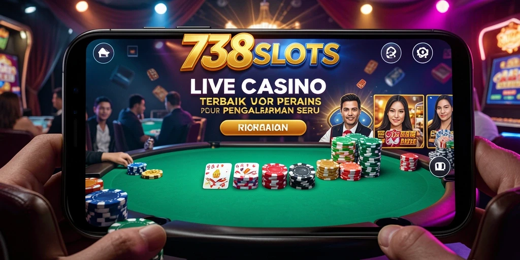 Gameplay Live Casino yang mendebarkan di 738SLOTS.