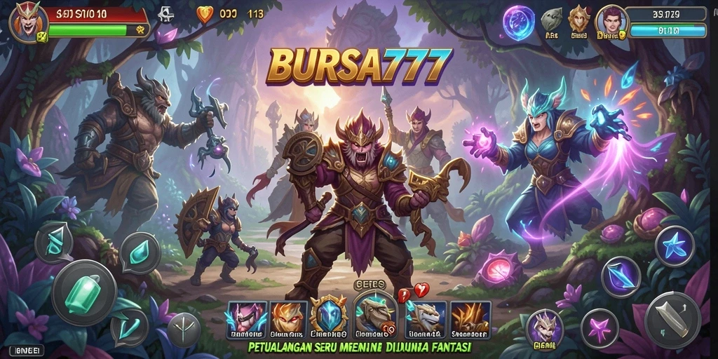 Tampilan gameplay BURSA777 yang penuh aksi dan petualangan.