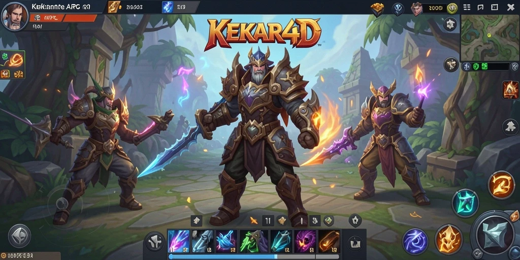 Screenshot gameplay KEKAR4D menunjukkan petualangan seru di dunia ARPG.