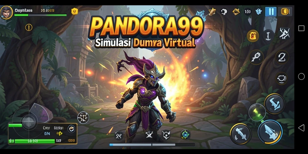 Screenshot gameplay PANDORA99 menampilkan interaksi seru dalam dunia virtual.